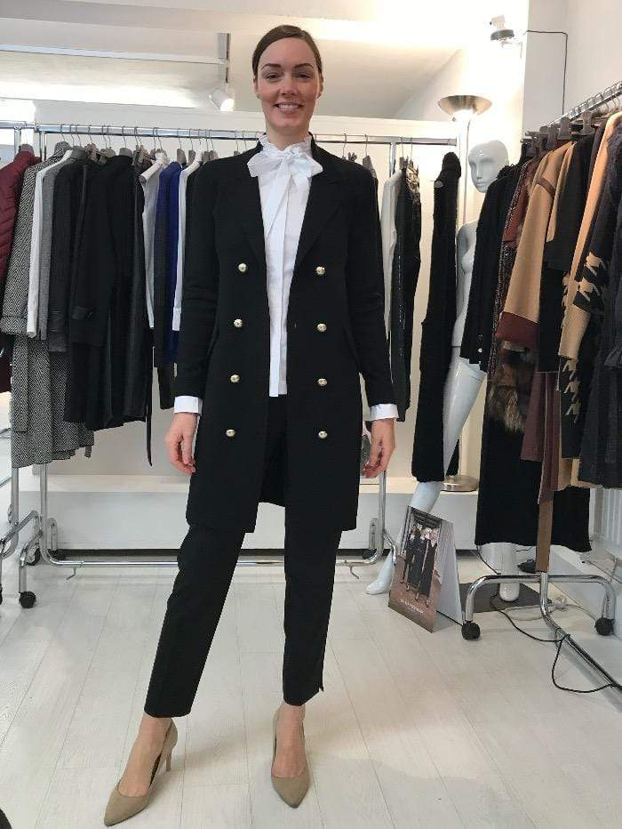 D.Exterior Coats & Jackets D.Exterior Black Knitted Jacket 51354 2NERO izzi-of-baslow