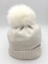 D.Exterior Coats & Jackets D.Exterior Black Knitted Pom Pom Hat 51943 izzi-of-baslow