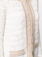 D.Exterior Coats & Jackets D.Exterior Cream and Oatmeal Knitted Jacket 50543 izzi-of-baslow