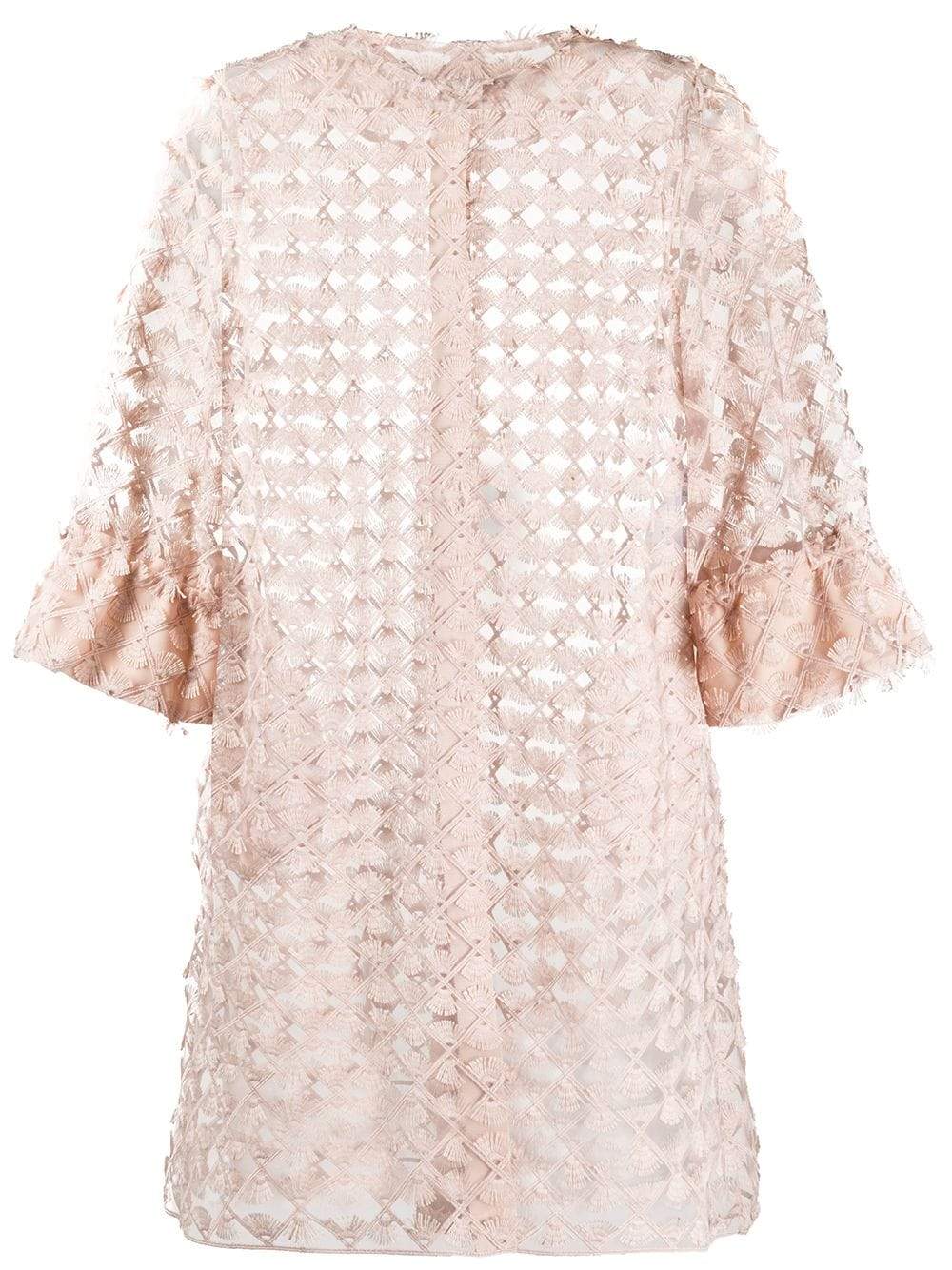 D.Exterior Coats &amp; Jackets D.Exterior Embroidered Lace Tulle Coat 50655 5NUDON izzi-of-baslow