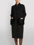 D.Exterior Coats & Jackets D.Exterior Knitted Black Coat 51114 2NERO izzi-of-baslow