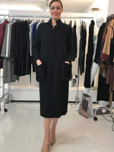 D.Exterior Coats & Jackets D.Exterior Knitted Black Coat 51114 2NERO izzi-of-baslow