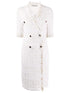 D.Exterior Dresses D.Exterior Knitted Fringe Dress Champagne and Cream 50545 izzi-of-baslow