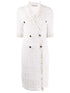 D.Exterior Dresses D.Exterior Knitted Fringe Dress Champagne and Cream 50545 izzi-of-baslow