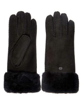 Emu Australia Accessories Emu Australia Apollo Bay Black Sheepskin Gloves W9405 izzi-of-baslow
