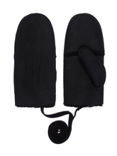 Emu Australia Accessories Emu Australia Birrarung Black Sheepskin Gloves Mittens W7011 izzi-of-baslow