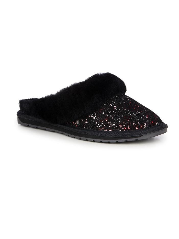 Emu Australia Loungewear Emu Australia Jolie Galaxy Sheepskin Slippers Black W12588 izzi-of-baslow