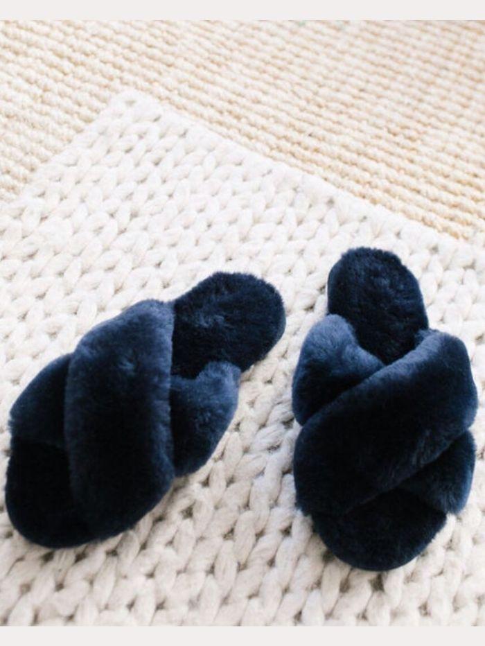 Emu Australia Loungewear Emu Australia Mayberry Sheepskin Slippers Midnight W11573 izzi-of-baslow