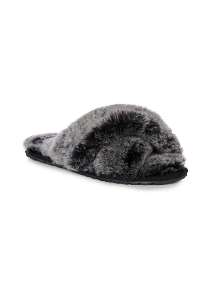 Emu Australia Loungewear Emu Australia T Mayberry Frost Sheepskin Slippers Black W12013 izzi-of-baslow