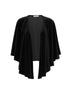 Gina Bacconi Coats and Jackets One Size Gina Bacconi Adalyn Velvet Cape Black SRR3286 izzi-of-baslow