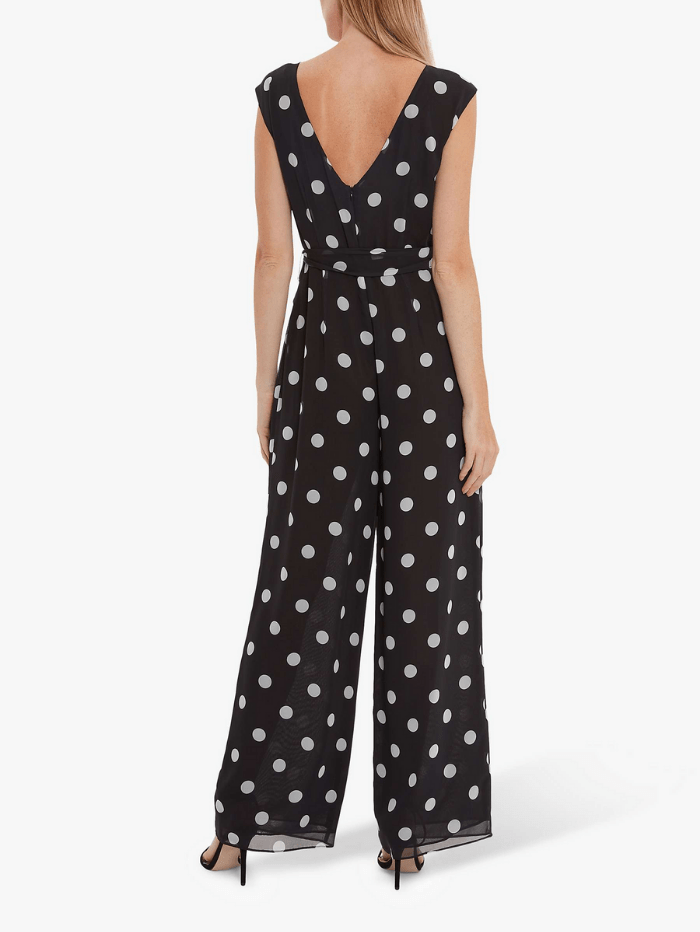 Gina Bacconi Dresses Gina Bacconi Marny Polka Dot Jumpsuit SBZ5567 izzi-of-baslow