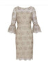 Gina Bacconi Dresses Gina Bacconi Theora Embroidery Dress Butter Cream SSS1006 izzi-of-baslow