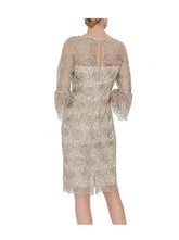 Gina Bacconi Dresses Gina Bacconi Theora Embroidery Dress Butter Cream SSS1006 izzi-of-baslow