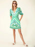 Hale Bob Dresses Hale Bob Maja Mint Printed Dress 25TM6292 MNT izzi-of-baslow