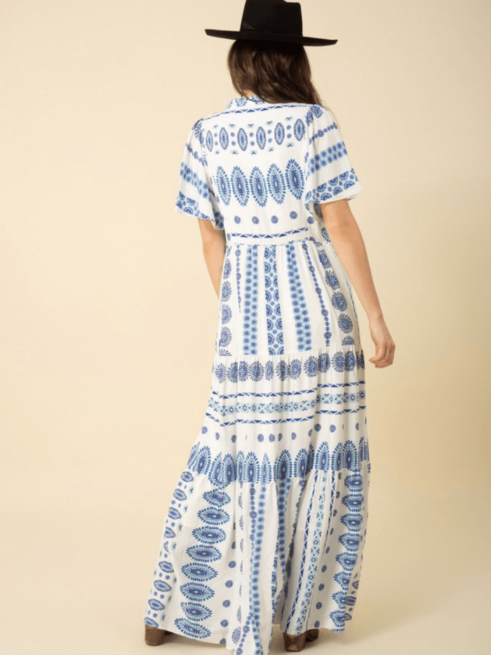 Hale Bob Dresses Hale Bob Printed Maxi Dress 33HW604M izzi-of-baslow