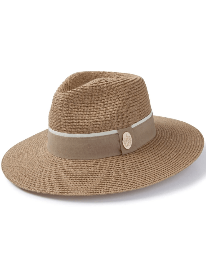 Hicks and Brown Accessories Hicks And Brown Hemley Fedora Natural HBHENT izzi-of-baslow