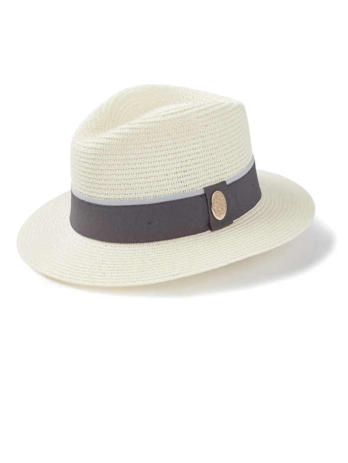 Hicks and Brown Hat Hicks and Brown Orford Fedora Charcoal HBORCG izzi-of-baslow