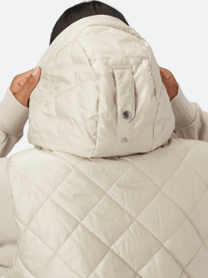 Ilse Jacobsen Coats and Jackets Ilse Jacobsen Beige Padded Gilet AERIAL04 144 izzi-of-baslow