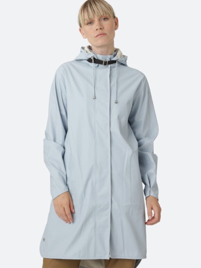 Ilse Jacobsen Coats and Jackets Ilse Jacobsen Rain 71 Raincoat Light Blue 658 izzi-of-baslow