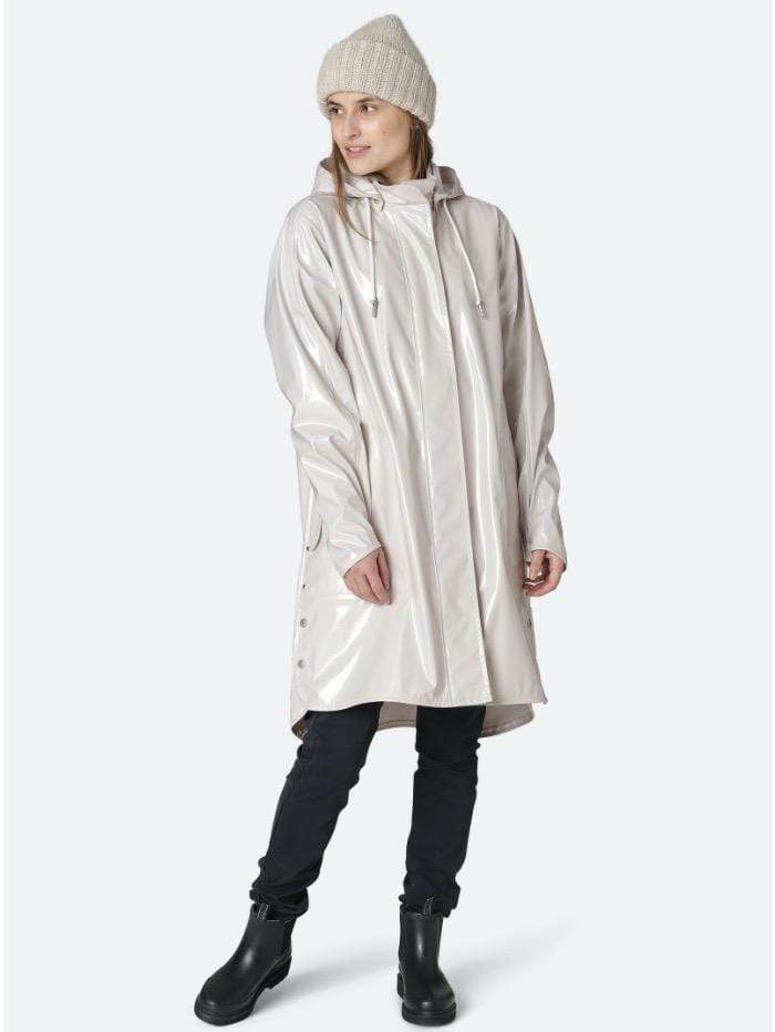 Ilse Jacobsen Coats and Jackets Ilse Jacobsen Rain 71G Champagne Raincoat izzi-of-baslow