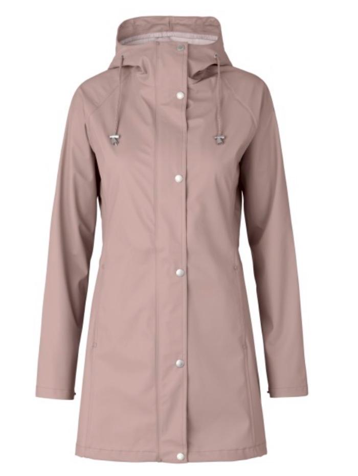 Ilse Jacobsen Coats and Jackets Ilse Jacobsen Rain 87 Raincoat Dusky Pink 378 izzi-of-baslow