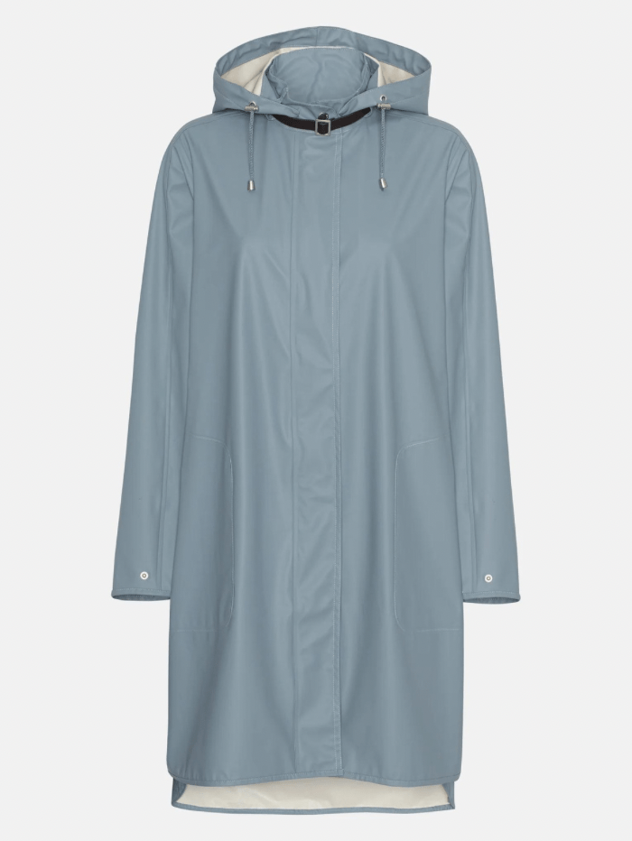 Ilse Jacobsen Coats and Jackets Ilse Jacobsen Raincoat Blue Cloud RAIN71 698 izzi-of-baslow