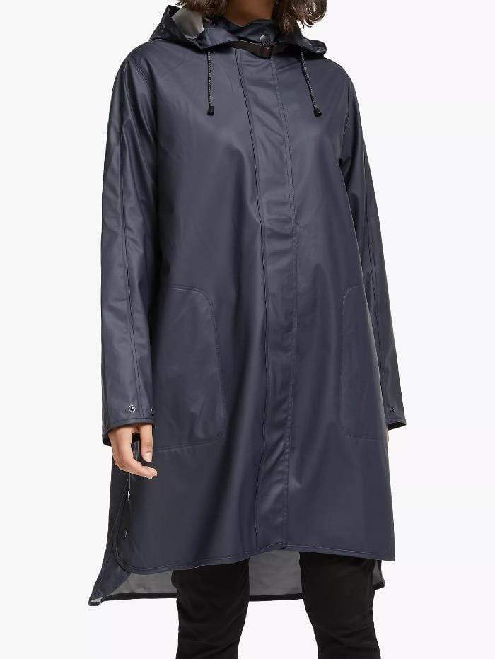 Ilse Jacobsen Coats and Jackets Ilse Jacobsen Raincoat Dark Indigo RAIN71 660 izzi-of-baslow