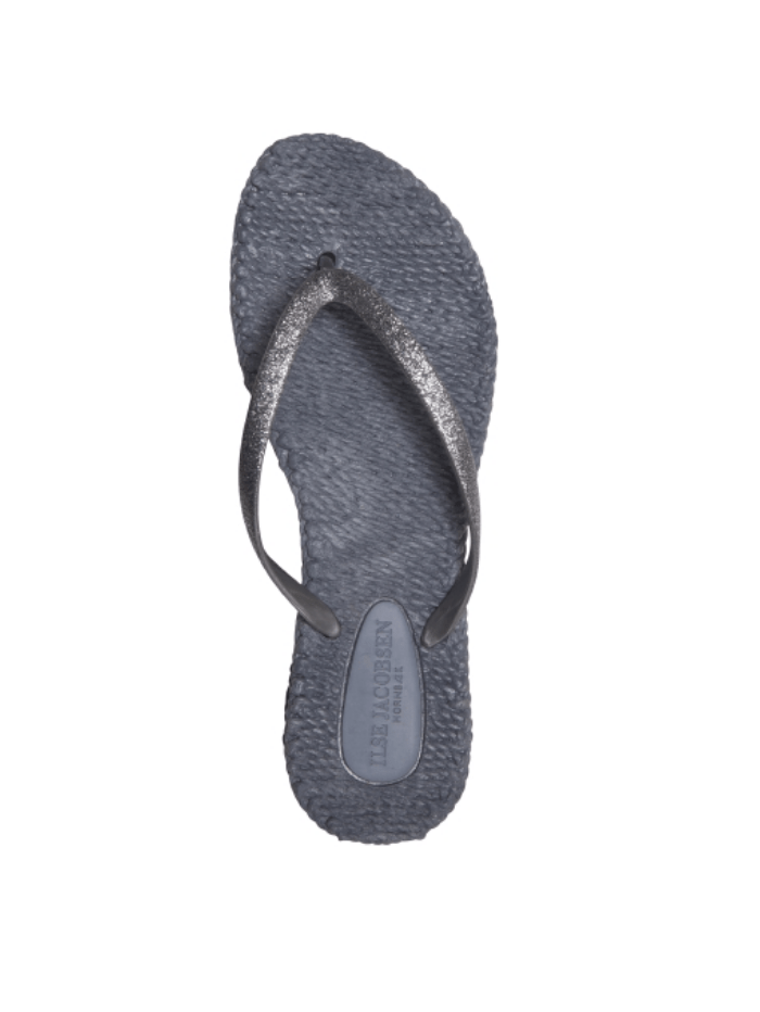 Ilse Jacobsen Shoes 3 Ilse Jacobsen Flip Flops With Glitter Cheerful 01 Grey izzi-of-baslow