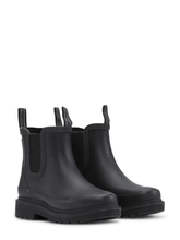 Ilse Jacobsen Shoes Ilse Jacobsen Black Short Rubber Wellington Boots RUB30C 001 Black izzi-of-baslow