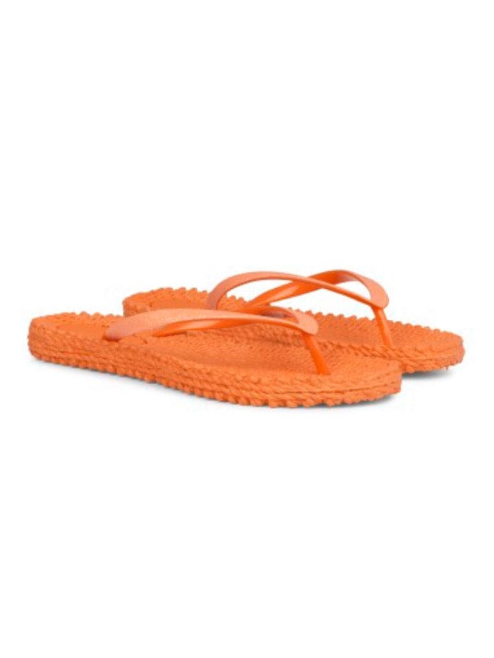 Ilse Jacobsen Shoes Ilse Jacobsen Flip Flops With Glitter Cheerful 834 Orange Spice izzi-of-baslow