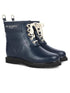 Ilse Jacobsen Shoes Ilse Jacobsen Short Rubber Lace Up Wellington Boots Navy Dark Indigo RUB 2 660 izzi-of-baslow