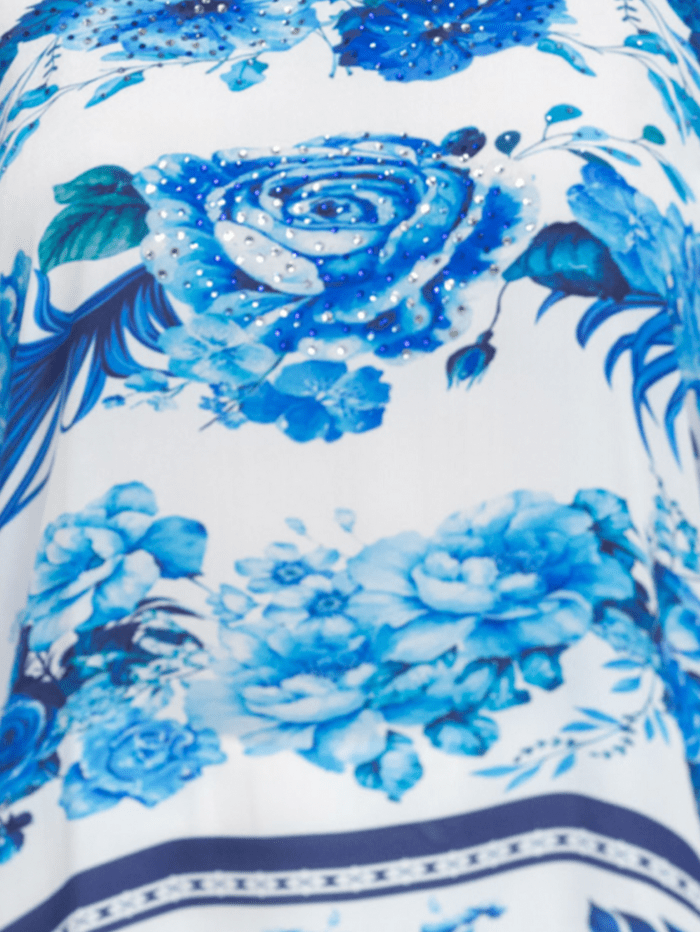 Inoa Matera Kentia Print Top With Crystals main image 0