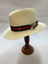 Izzi Hats Accessories Izzi Accessories Fedora Cream Bee Hat Green/Red SH374 izzi-of-baslow
