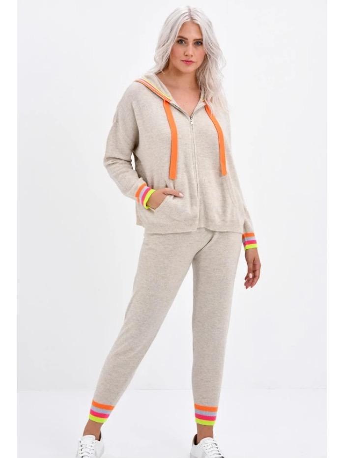 Izzi of Baslow Brodie Cashmere Sand Alexandra Jogger izzi-of-baslow