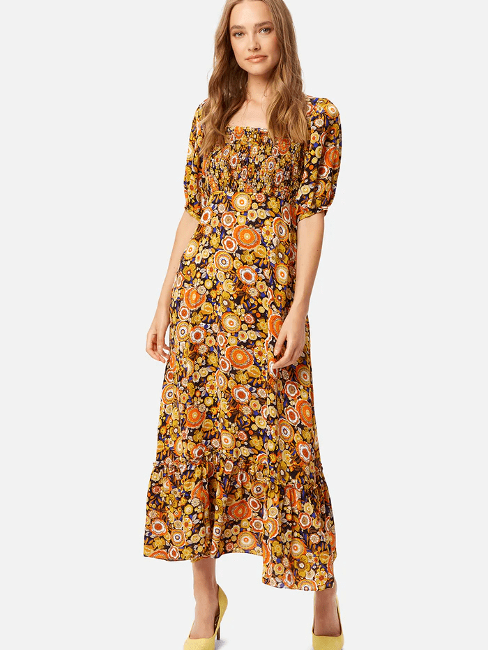 Izzi of Baslow Dresses Traffic People FIA12172 Talamanca Floral Print Maxi Dress 001 izzi-of-baslow