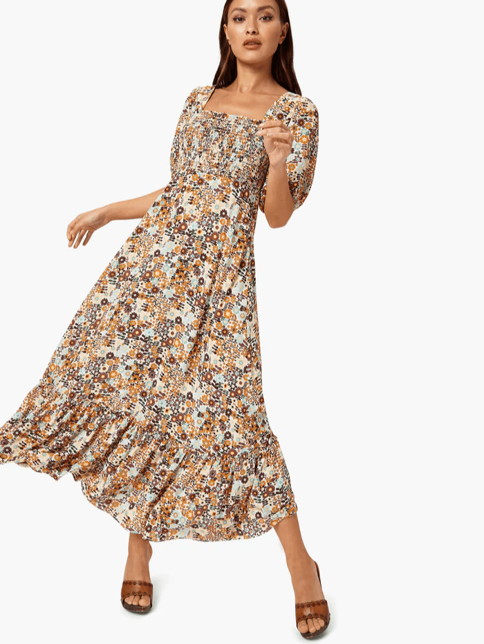 Izzi of Baslow Dresses Traffic People MLF12172 Talamanca Maxi Dress Cream 004 izzi-of-baslow