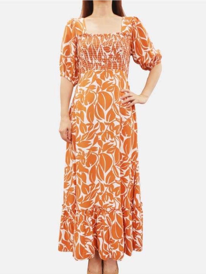 Izzi of Baslow Dresses Traffic People TMT12172 Talamanca Maxi Dress Brown 011 izzi-of-baslow