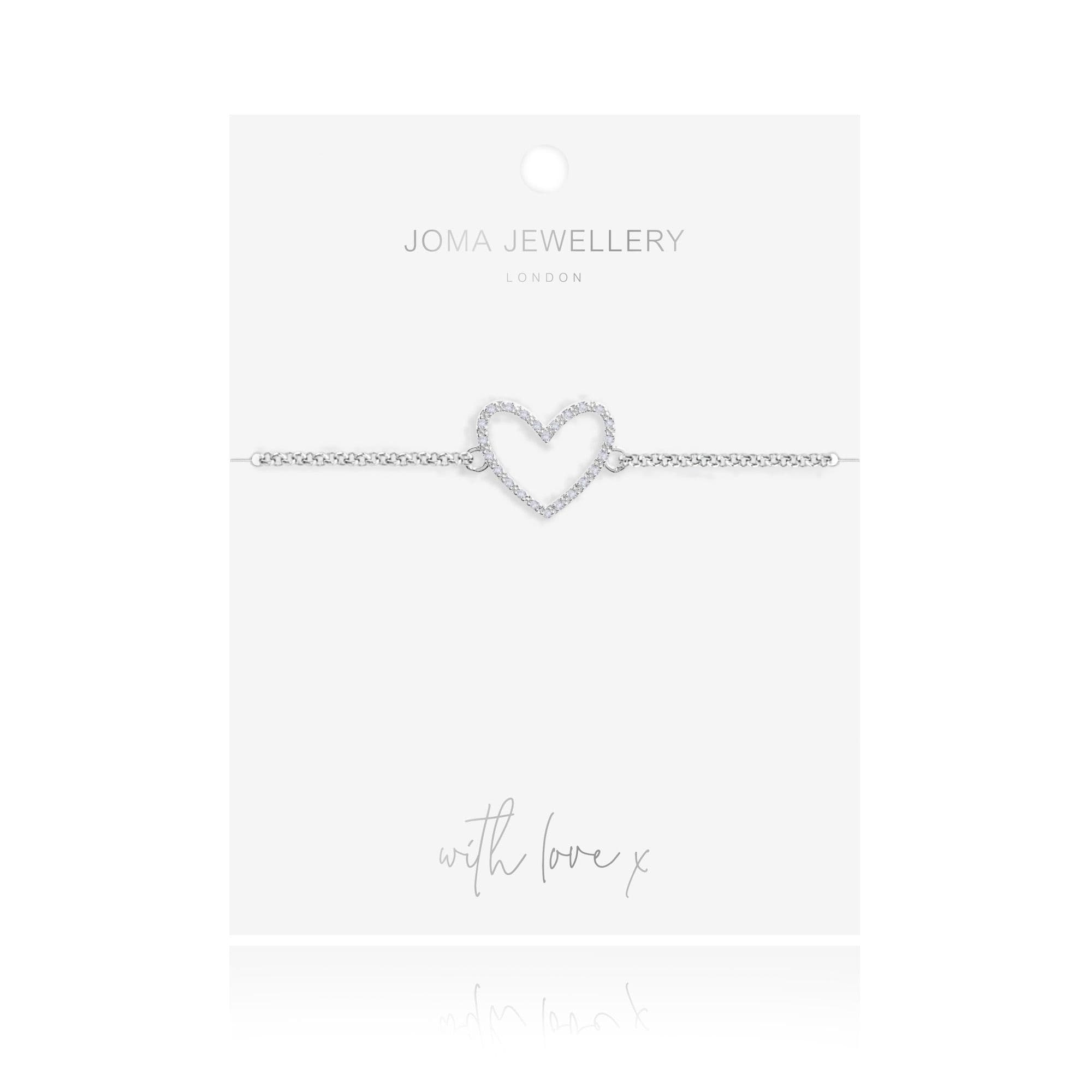 Joma Jewellery Jewellery Joma Bracelet 3284 Evie Heart izzi-of-baslow