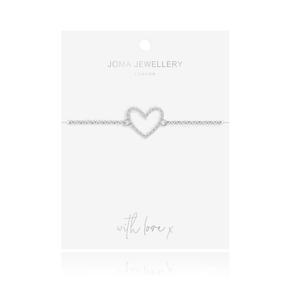 Joma Jewellery Jewellery Joma Bracelet 3284 Evie Heart izzi-of-baslow