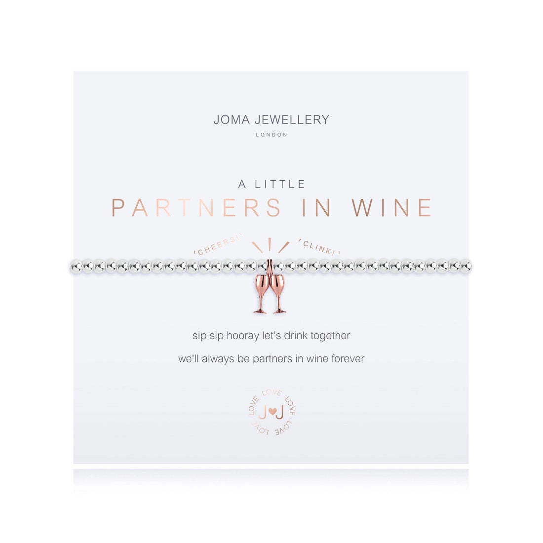 Joma Jewellery Jewellery Joma Bracelet A Little Partners In Wine Bracelet 3212 izzi-of-baslow