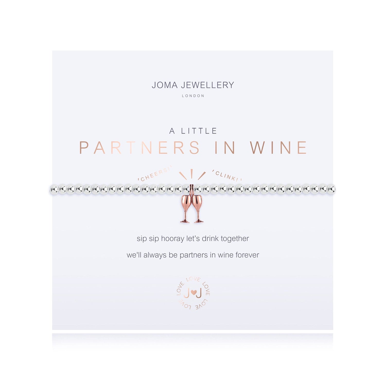 Joma Jewellery Jewellery Joma Bracelet A Little Partners In Wine Bracelet 3212 izzi-of-baslow