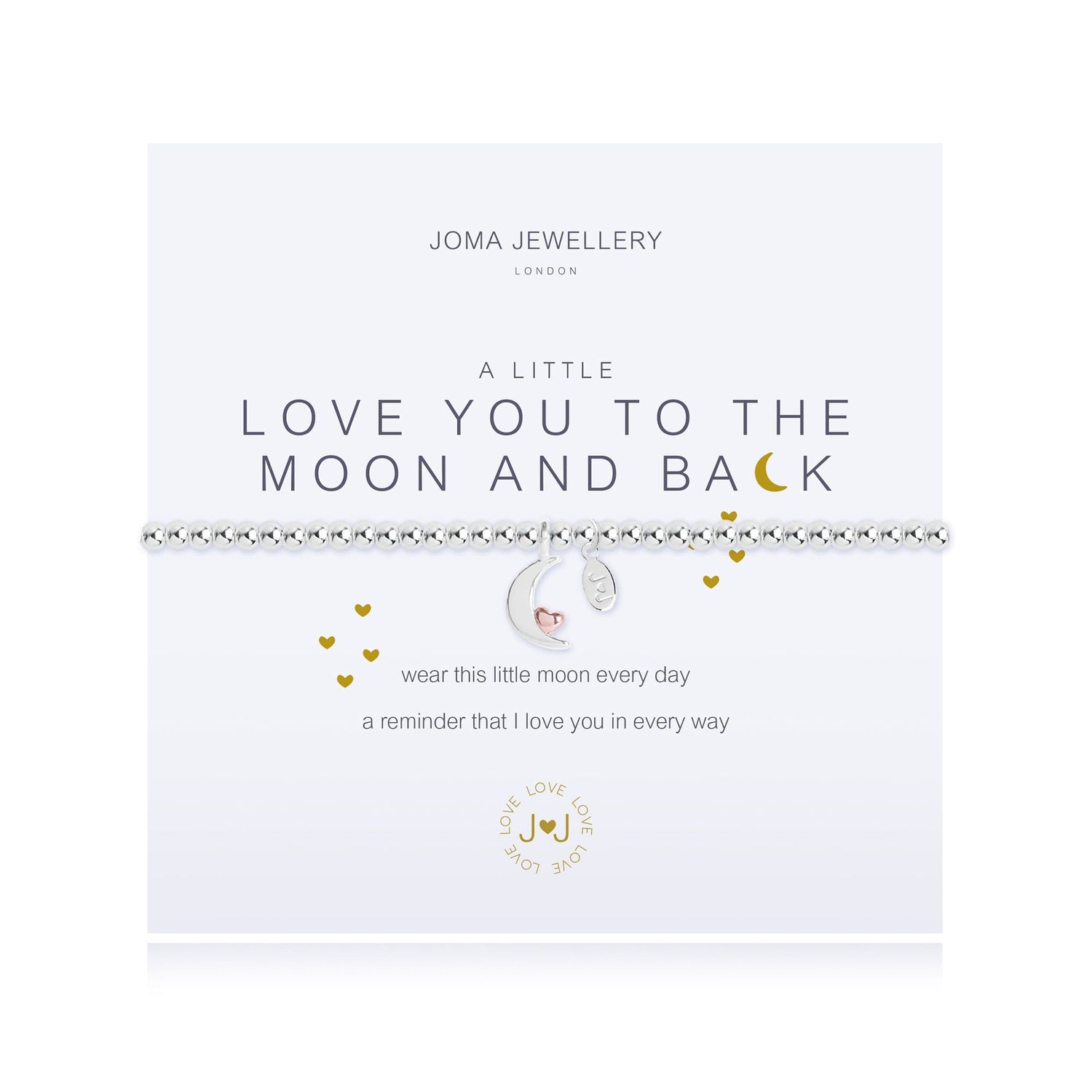 Joma Jewellery Jewellery Joma Bracelet Love You To The Moon And Back Bracelet 2521 izzi-of-baslow