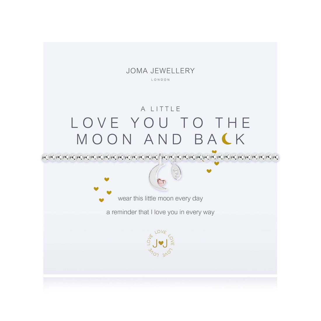 Joma Jewellery Jewellery Joma Bracelet Love You To The Moon And Back Bracelet 2521 izzi-of-baslow