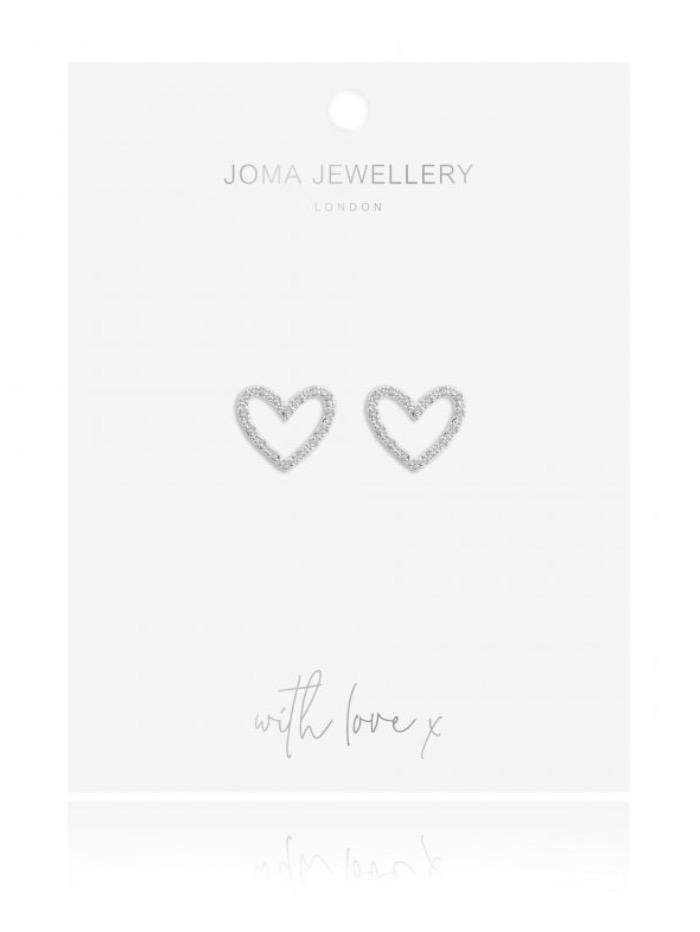Joma Jewellery Jewellery Joma Earrings 3286 Evie Hearts izzi-of-baslow