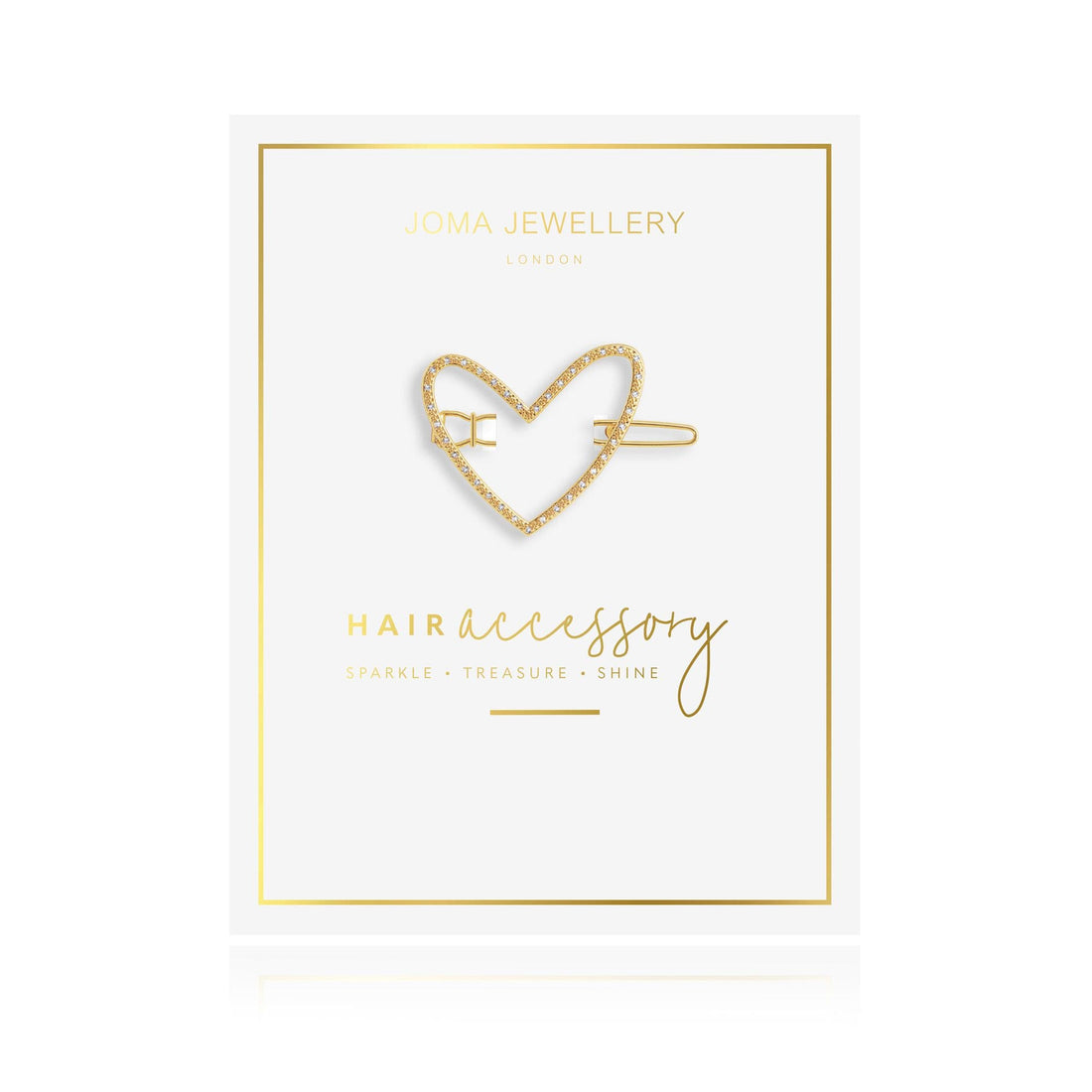 Joma Jewellery Jewellery Joma Jewellery 3332 Heart Hair Clip izzi-of-baslow