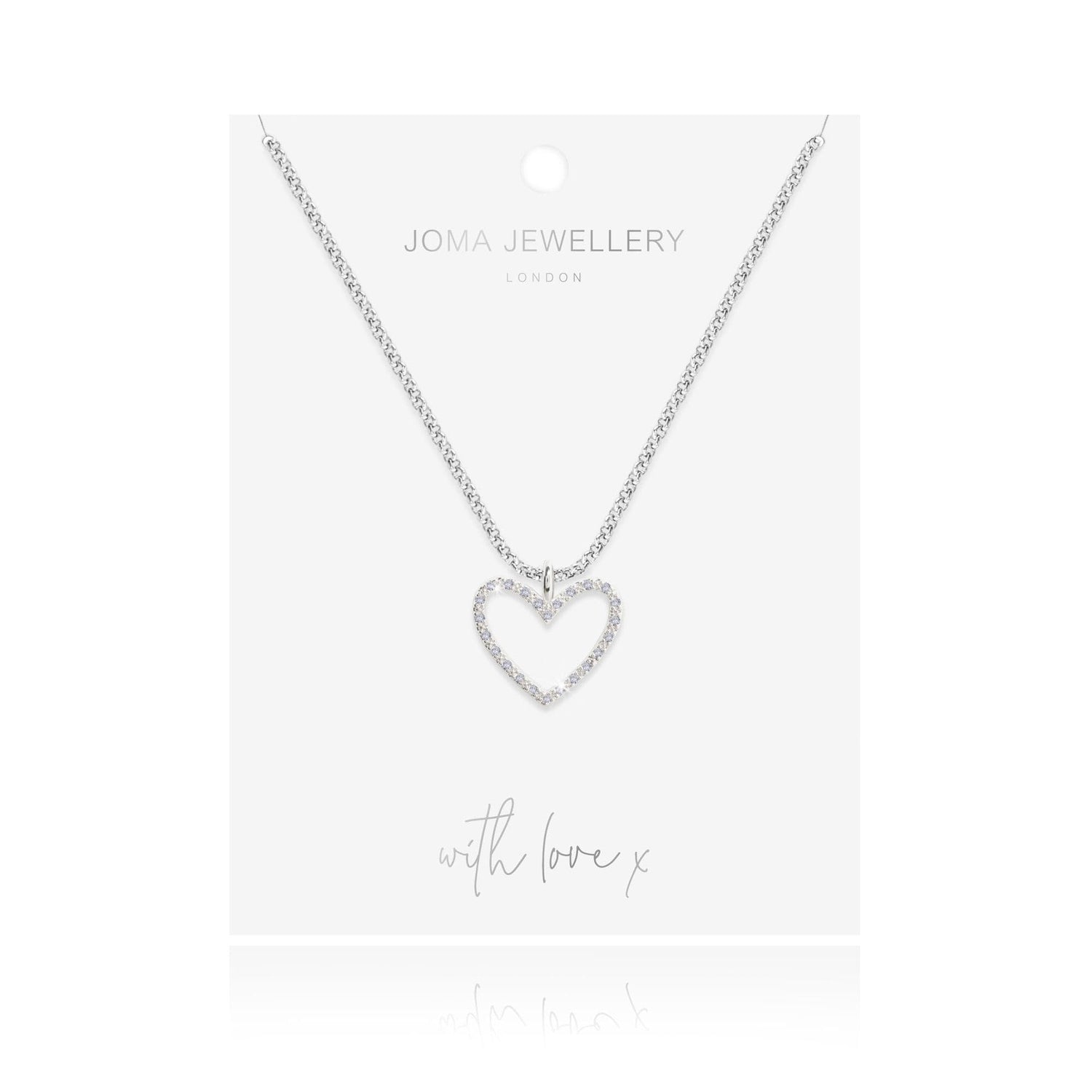 Joma Jewellery Jewellery Joma Necklace 3285  Evie Heart izzi-of-baslow