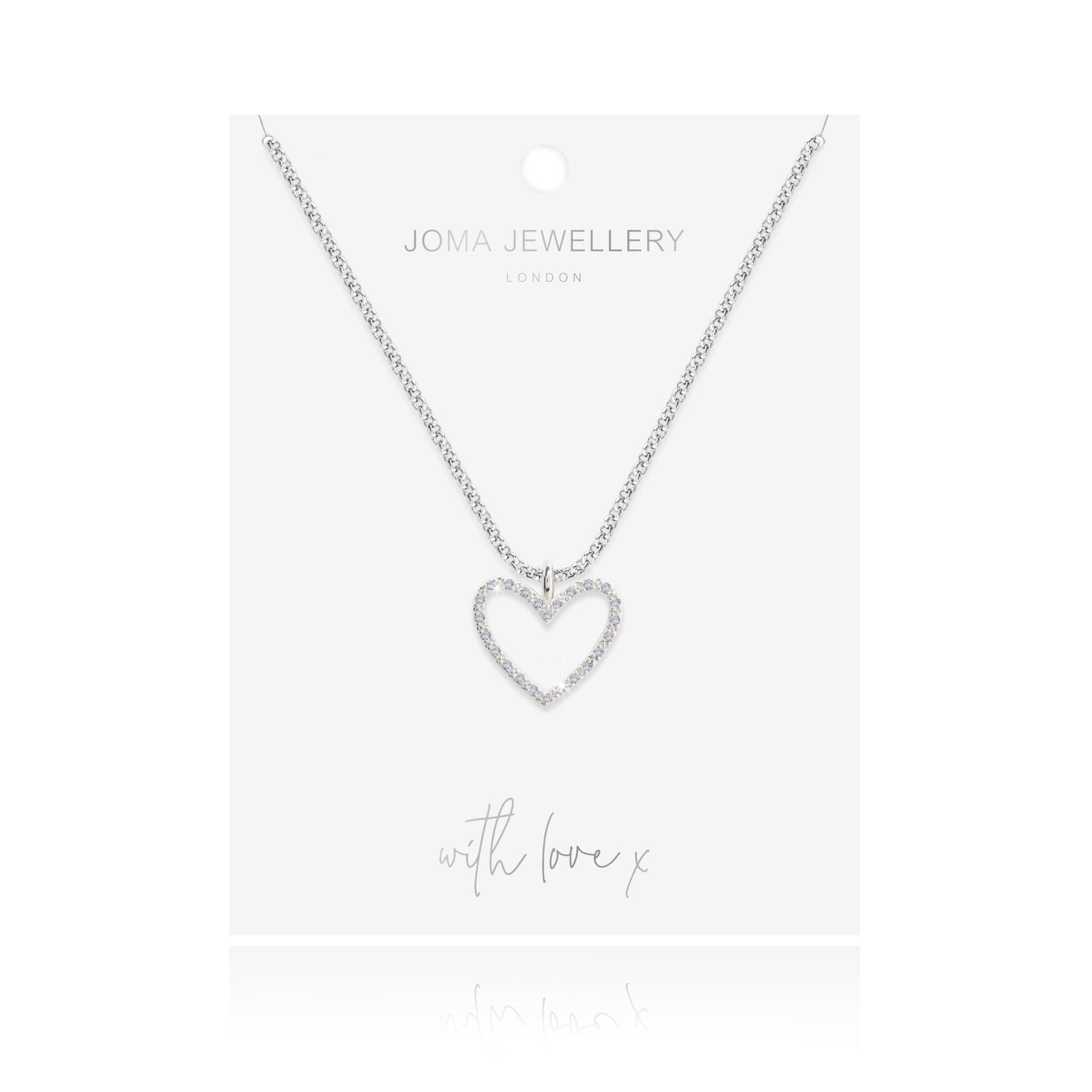 Joma Jewellery Jewellery Joma Necklace 3285  Evie Heart izzi-of-baslow