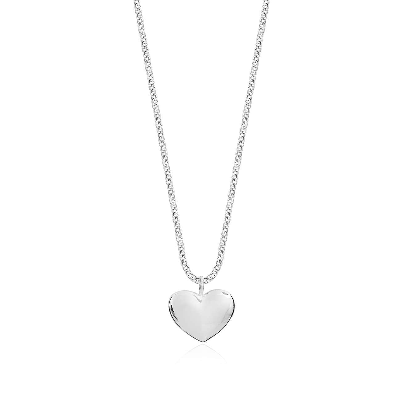 Joma Jewellery Jewellery Joma Necklace 3666  Belle Puffed Heart izzi-of-baslow