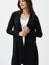 Joseph Ribkoff Coats and Jackets Joseph Ribkoff Black Knitted Cardigan 231947 11 izzi-of-baslow