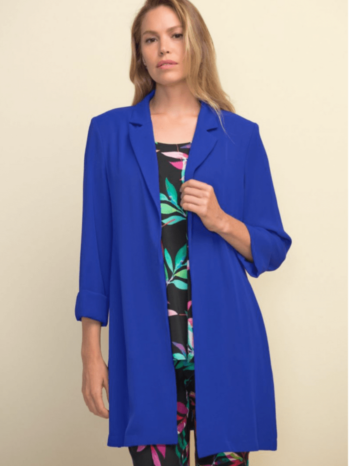 Joseph Ribkoff Coats and Jackets Joseph Ribkoff Electric Blue Oversized Blazer Jacket 211361S 2922 izzi-of-baslow